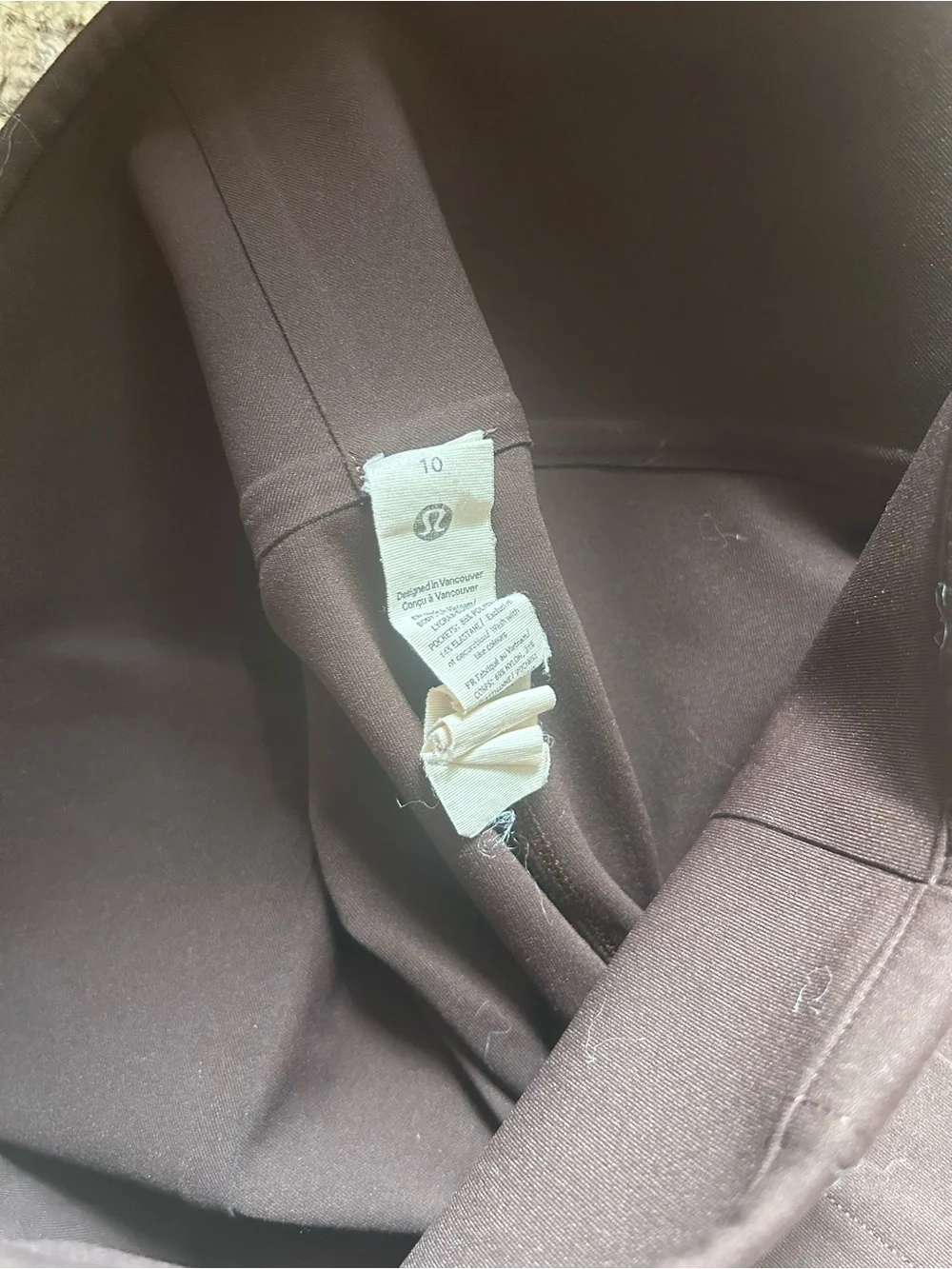 lululemon athletica Brown High-Rise Pants